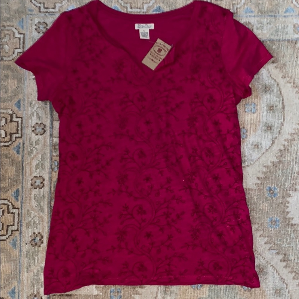 Lucky Brand Embroidered Top